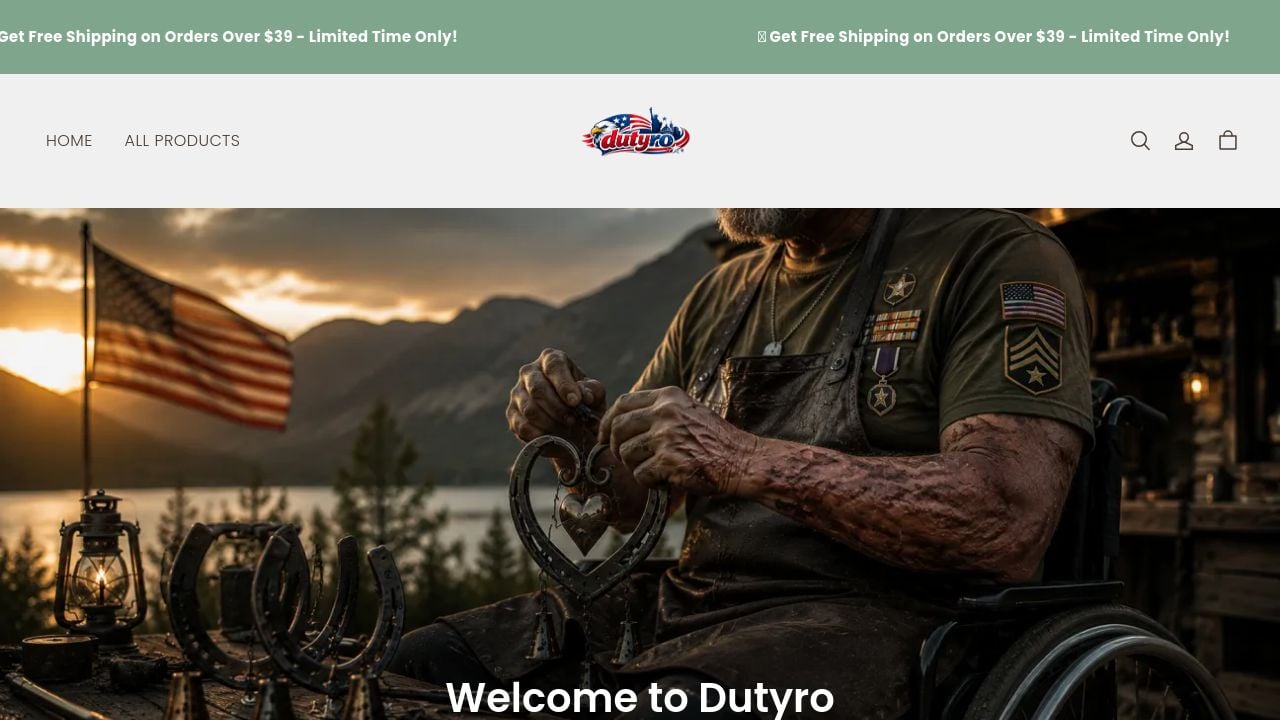 Screenshot of Dutyro.com