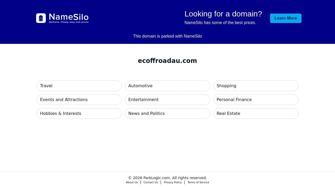 Screenshot of Ecoffroadau.com