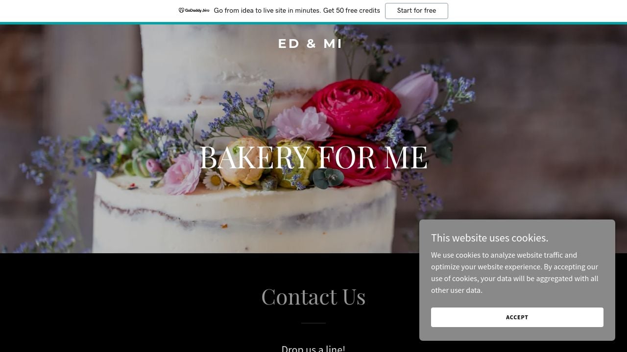 Screenshot of Edmibakery.com