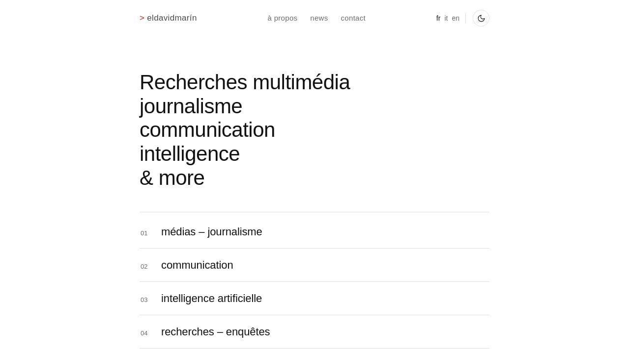 Screenshot of Eldavidmarin.com