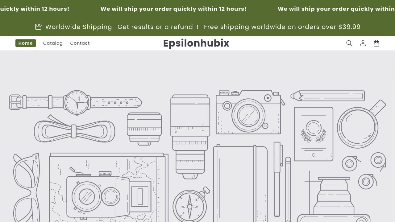 Screenshot of Epsilonhubix.com