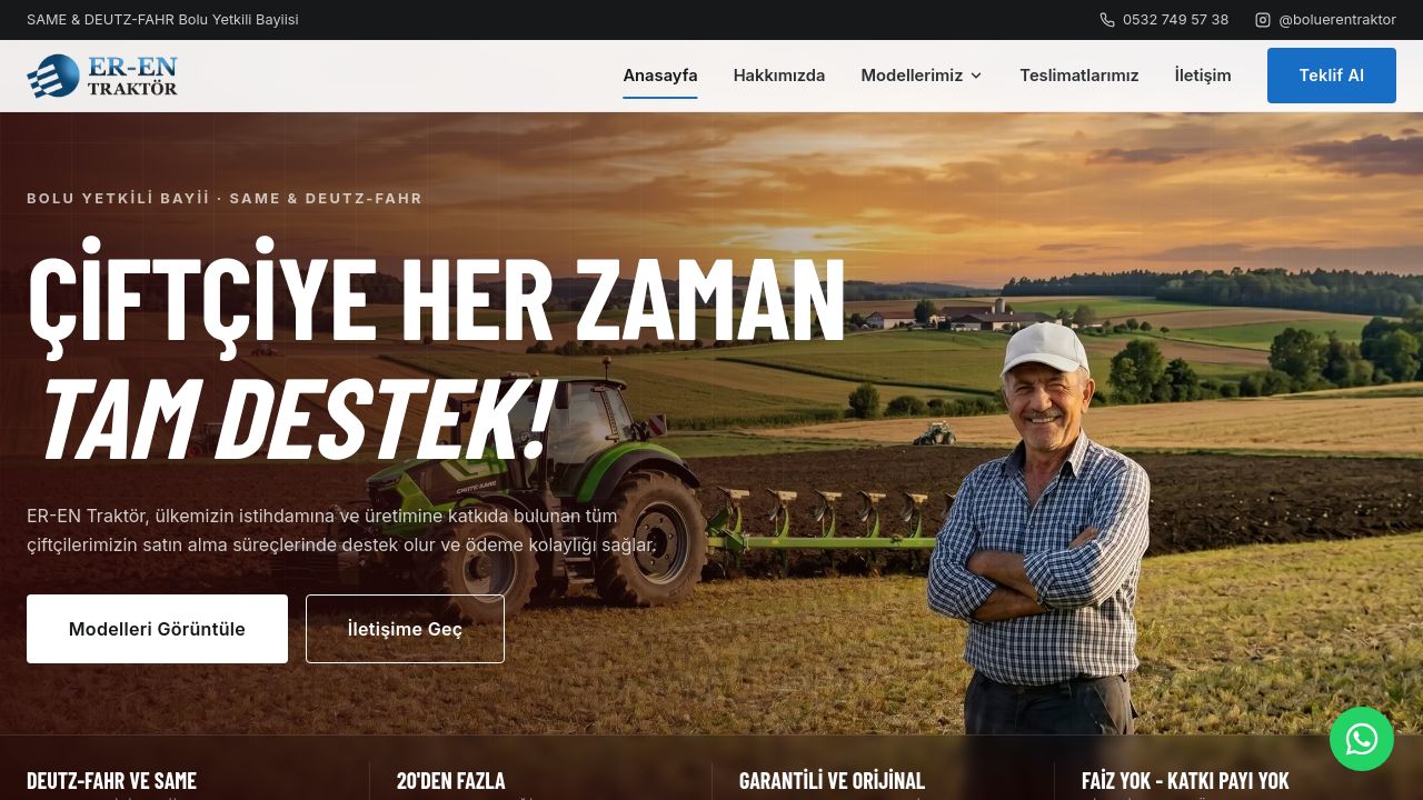 Screenshot of Erentraktor.com