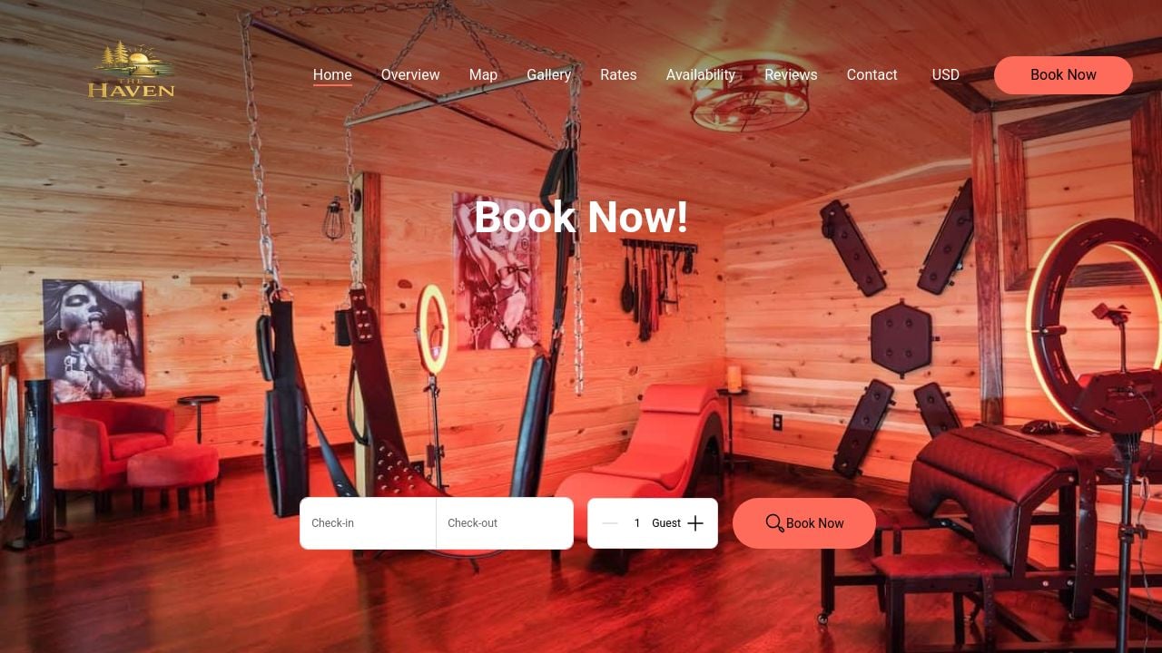 Screenshot of Escapetothehaven.com