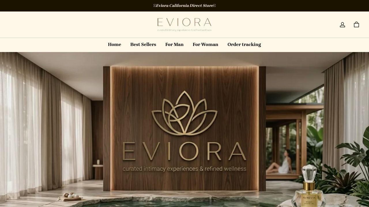Screenshot of Eviorashop.com
