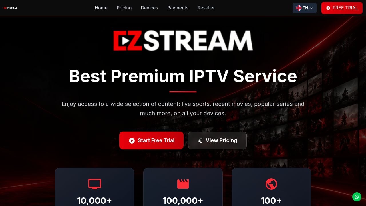 Screenshot of Ezstream.live