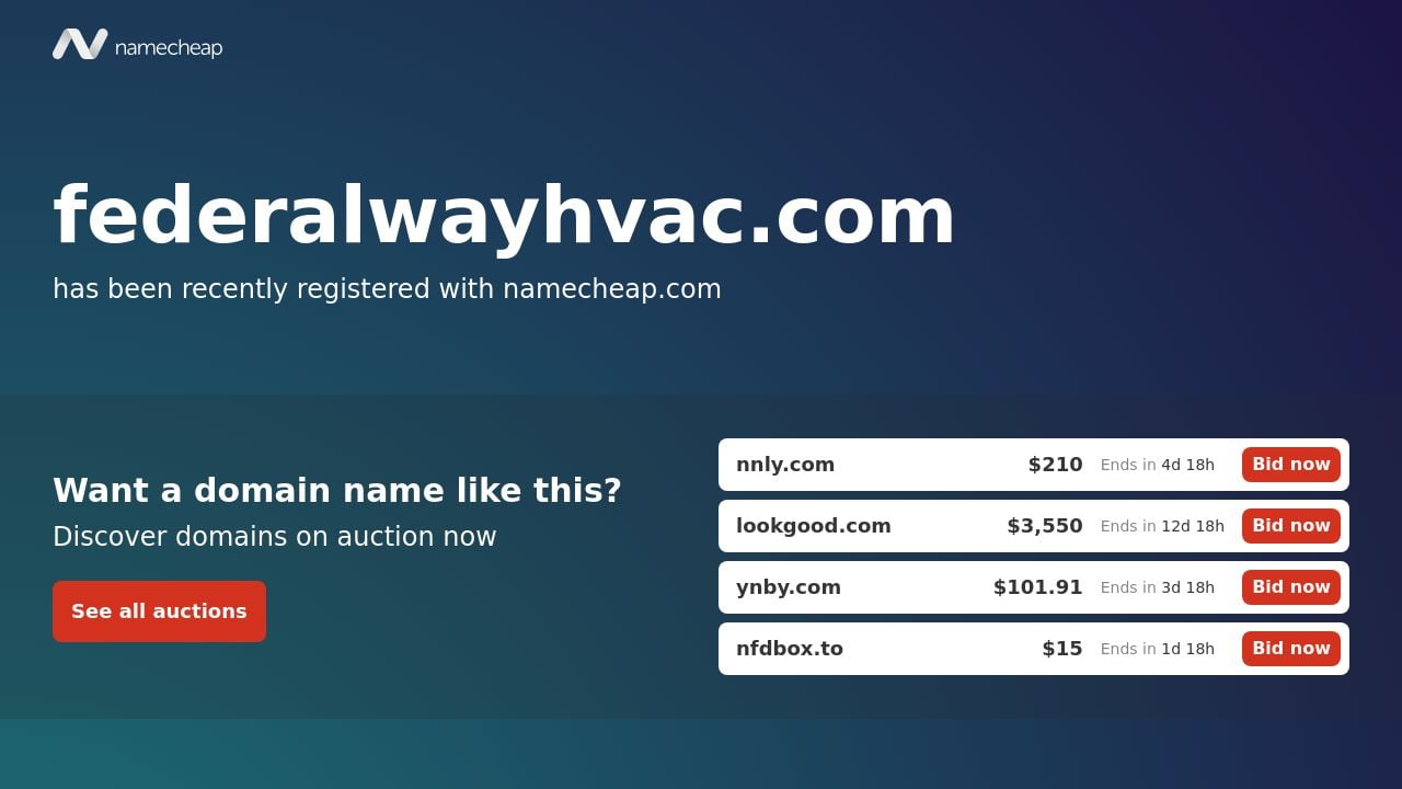 Screenshot of Federalwayhvac.com