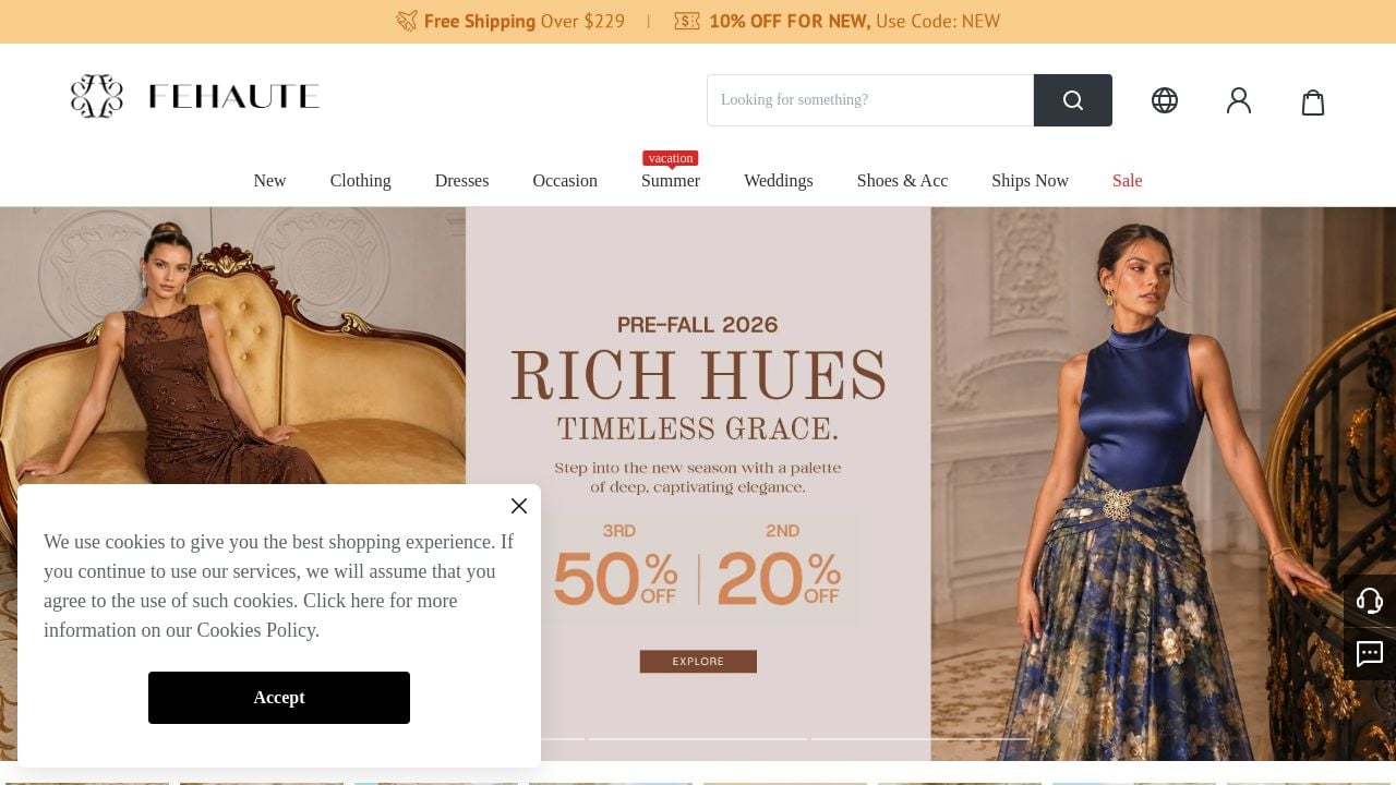 Screenshot of Fehaute.com