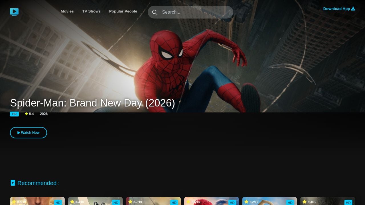 Screenshot of Filmer2.com