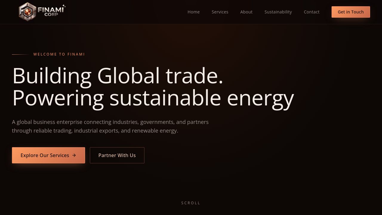 Screenshot of Finamicorp.com