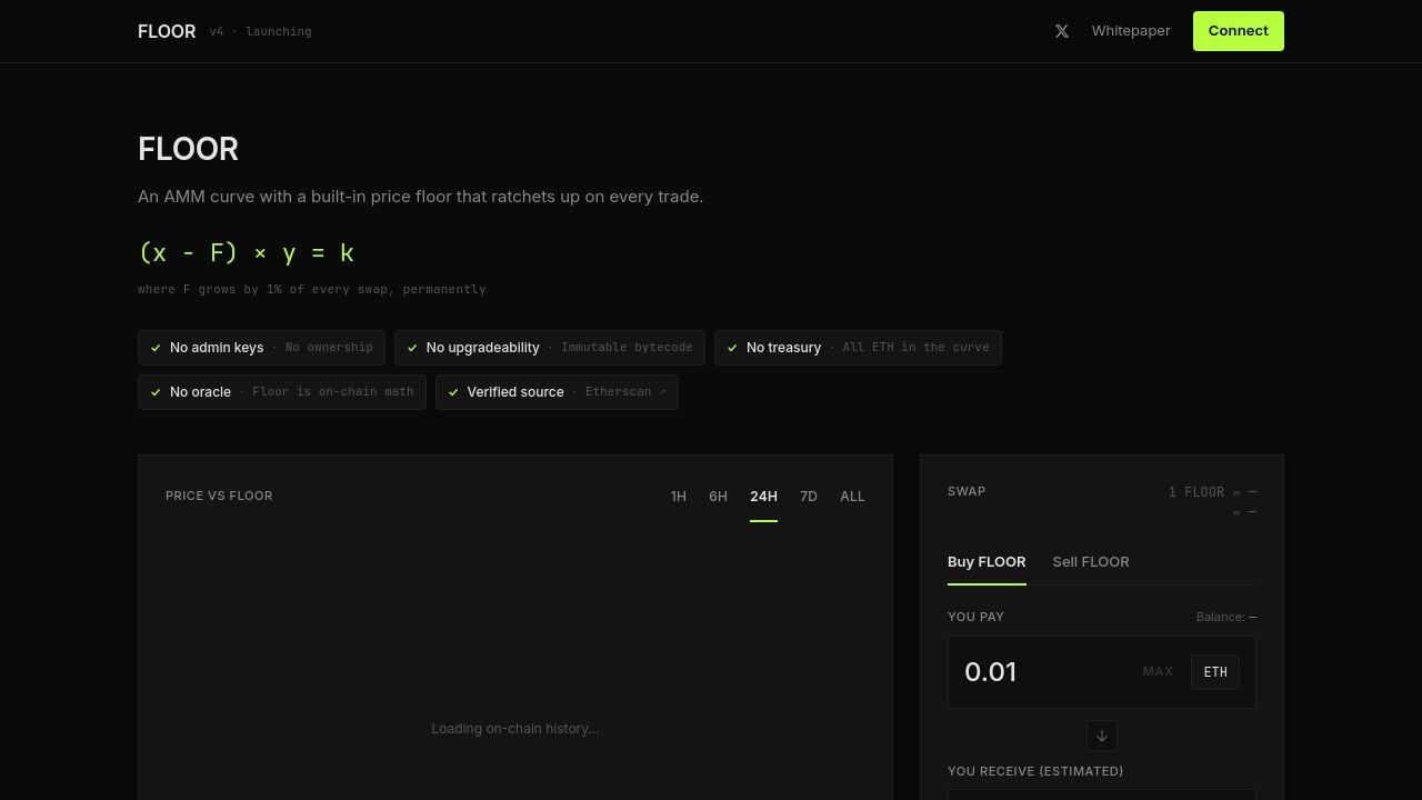Screenshot of Flooreth.com