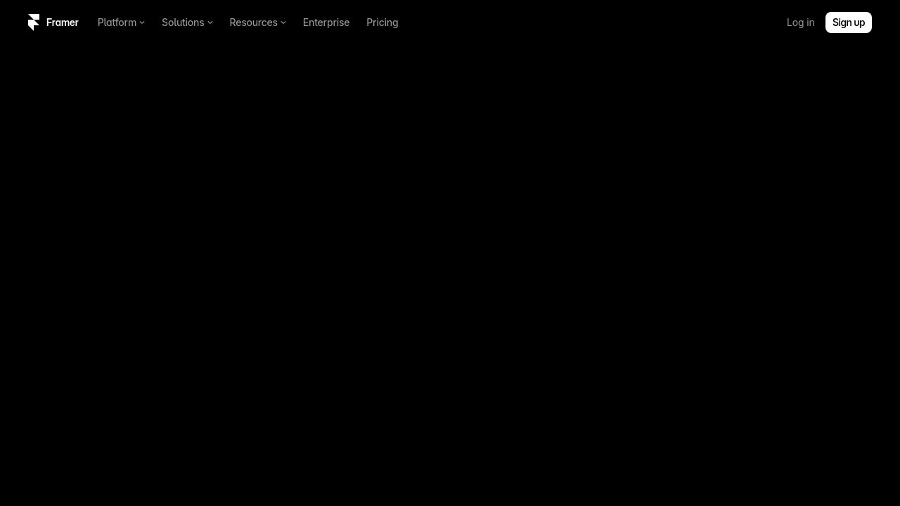 Screenshot of Framer.app