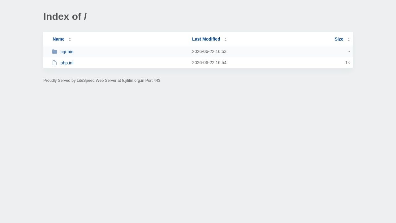 Screenshot of Fujifilm.org.in