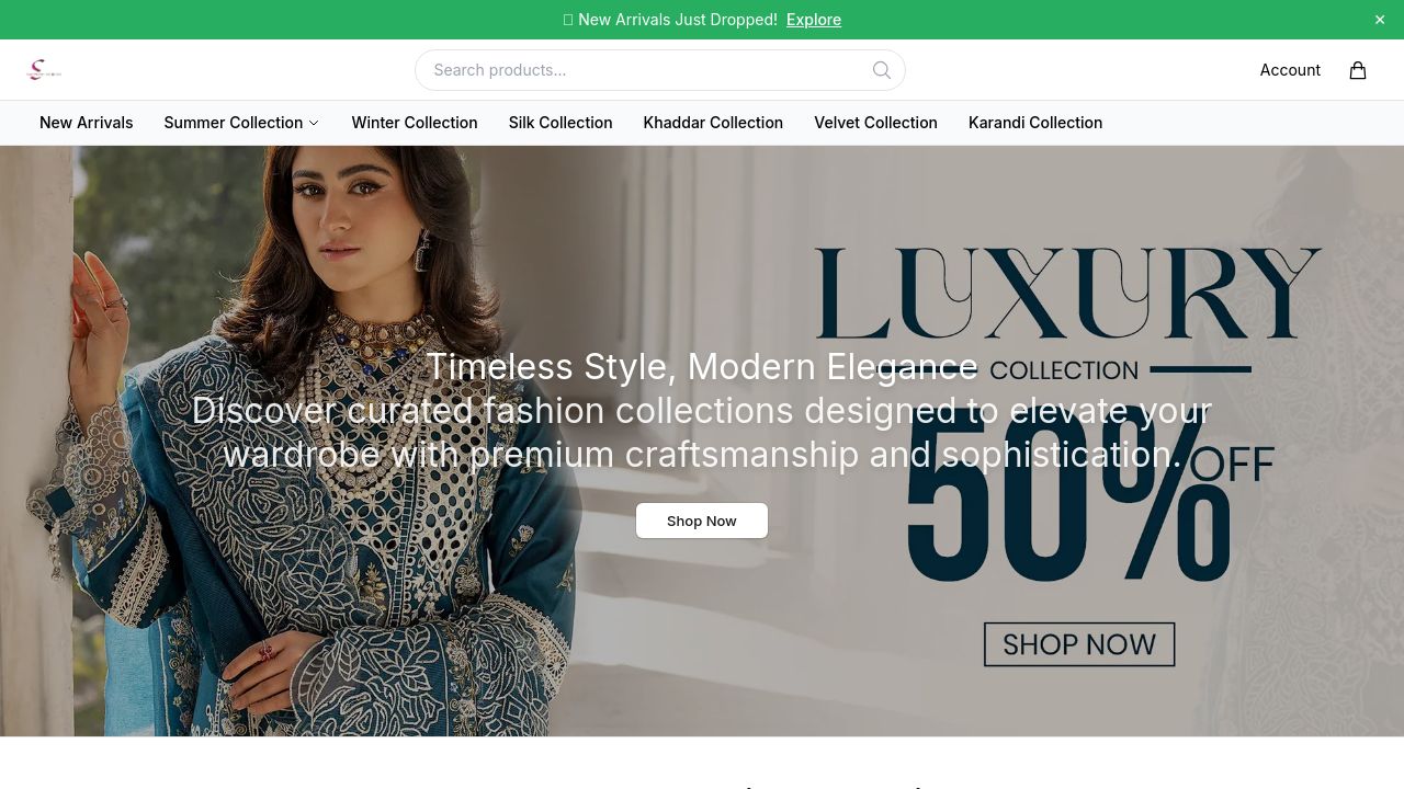 Screenshot of Getsapphirestudios.shop