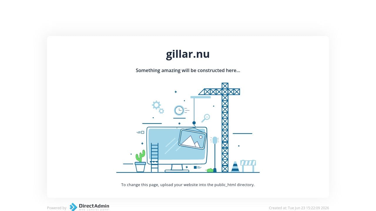 Screenshot of Gillar.nu