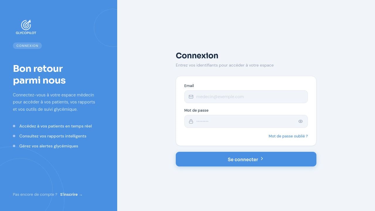 Screenshot of Glycopilot.tech
