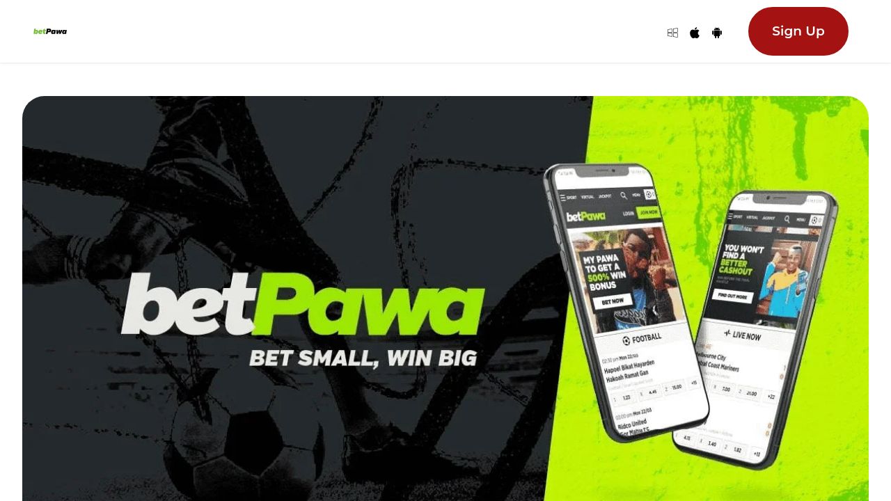 Screenshot of Go-betpawa.com