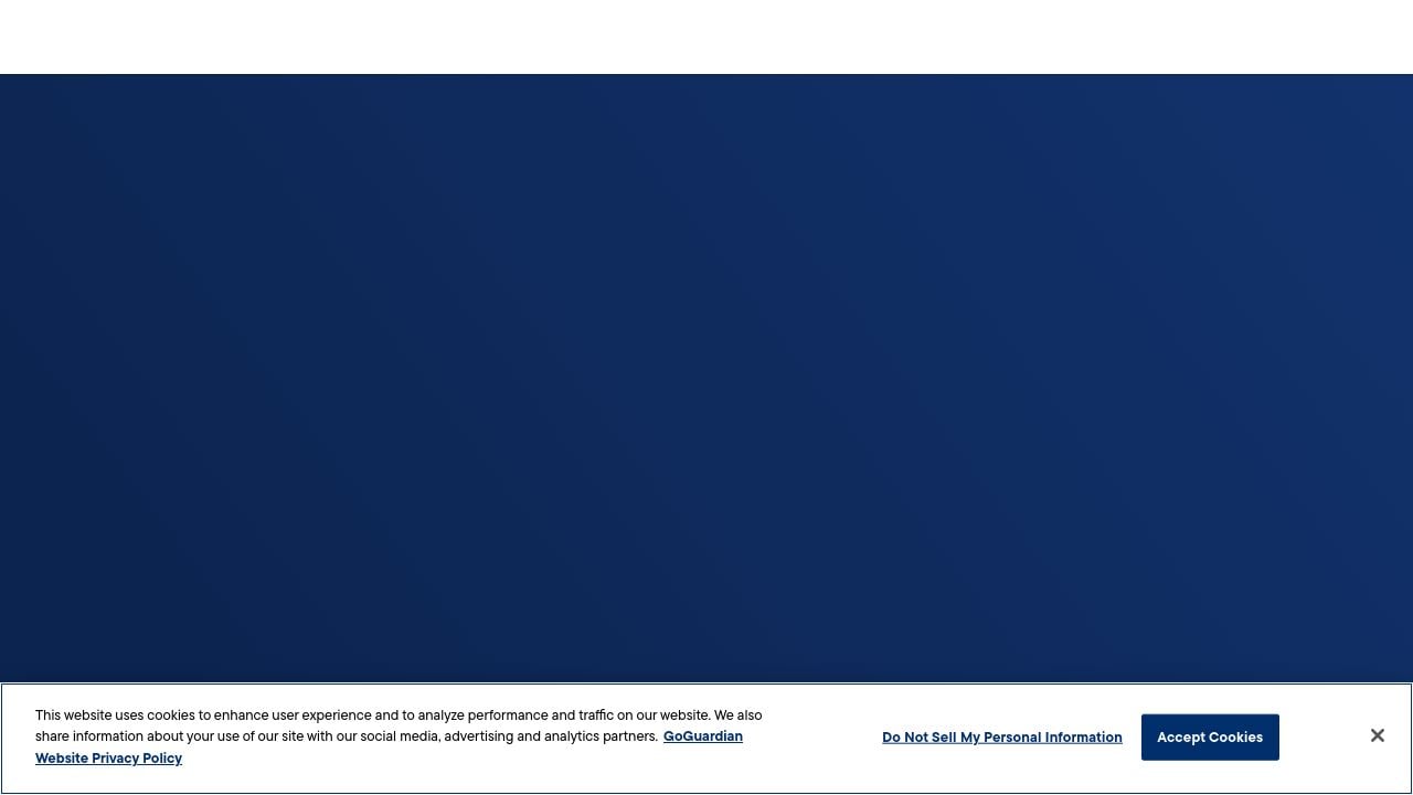 Screenshot of Goguardian.com