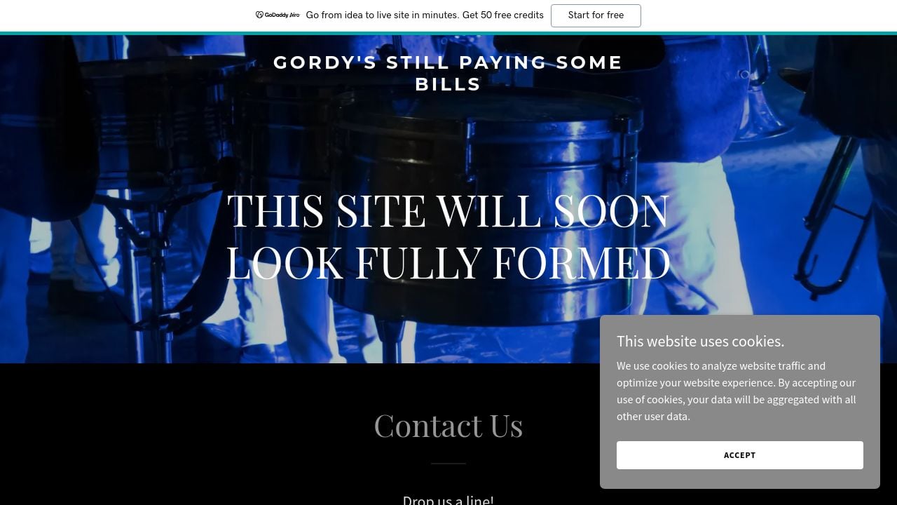 Screenshot of Gordychambers.com