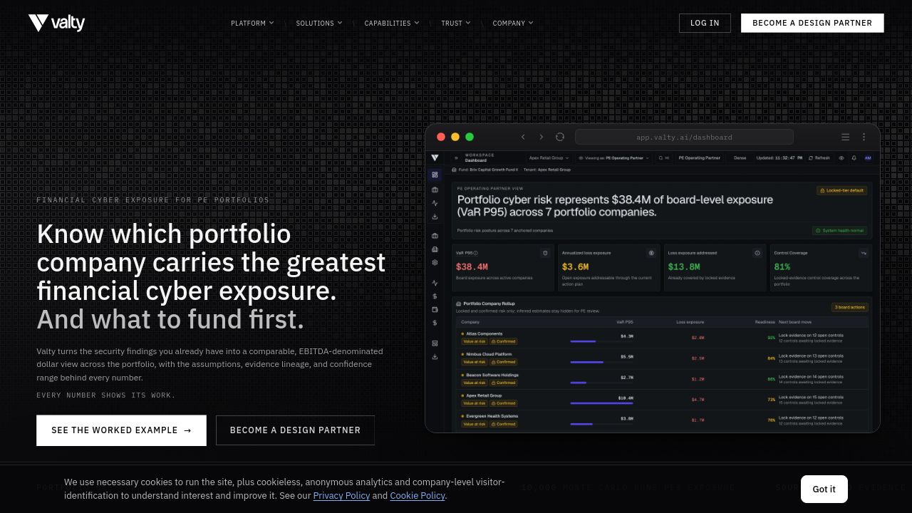 Screenshot of Govalty.com