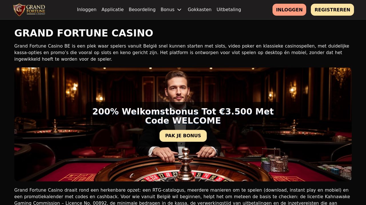 Screenshot of Grand-fortune.net