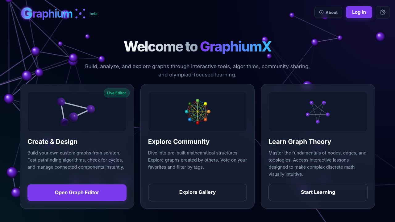 Screenshot of Graphiumx.com
