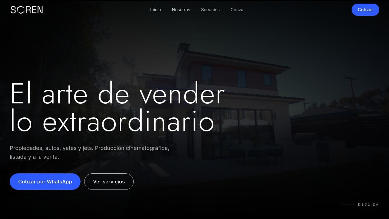 Screenshot of Gruposoren.com.mx