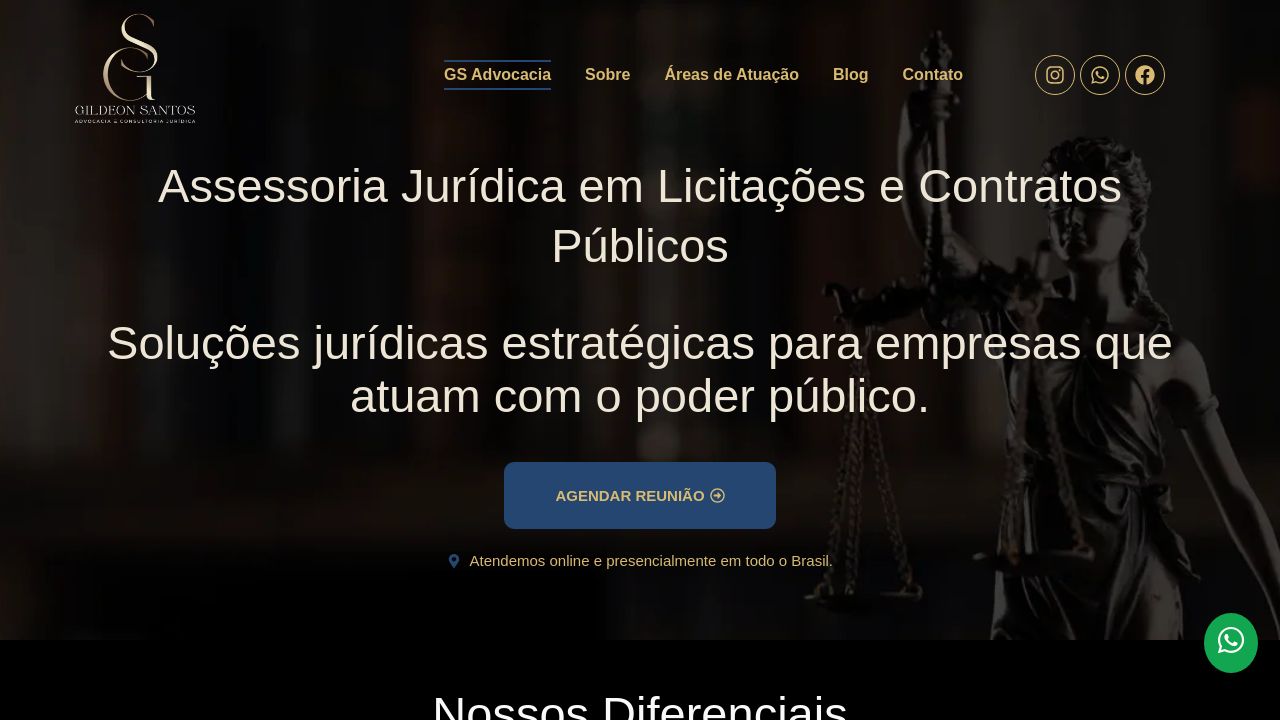 Screenshot of Gsantosadvocacia.org