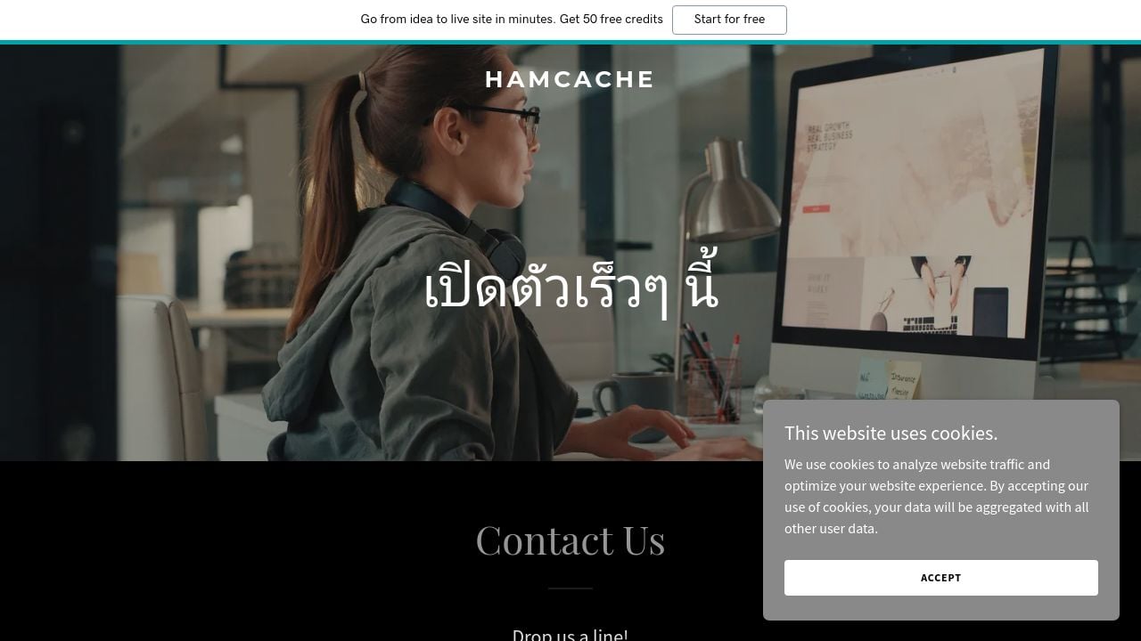 Screenshot of Hamcache.work