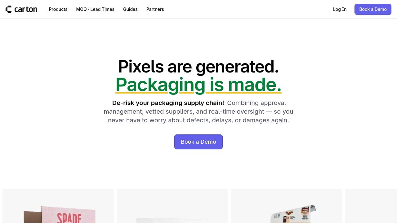 Screenshot of Hellocarton.com