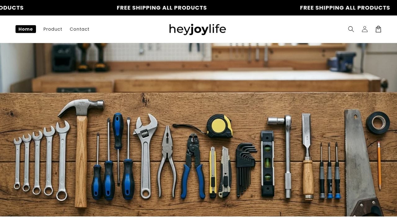 Screenshot of Heyjoylife.com