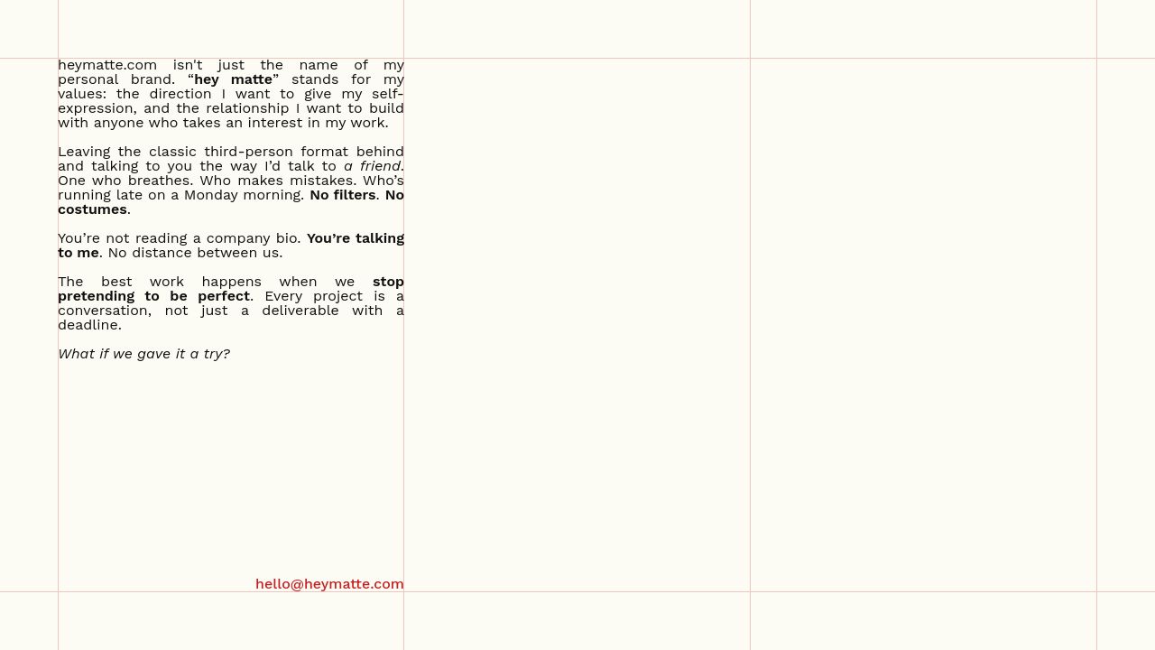 Screenshot of Heymatte.com