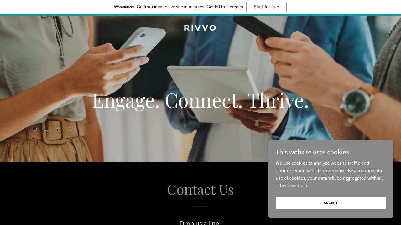 Screenshot of Heyrivvo.com