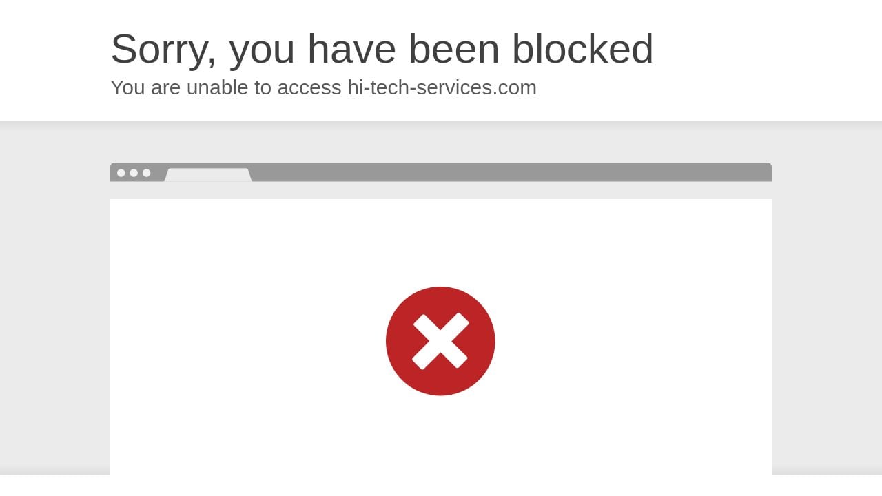 Screenshot of Hi-tech-services.com
