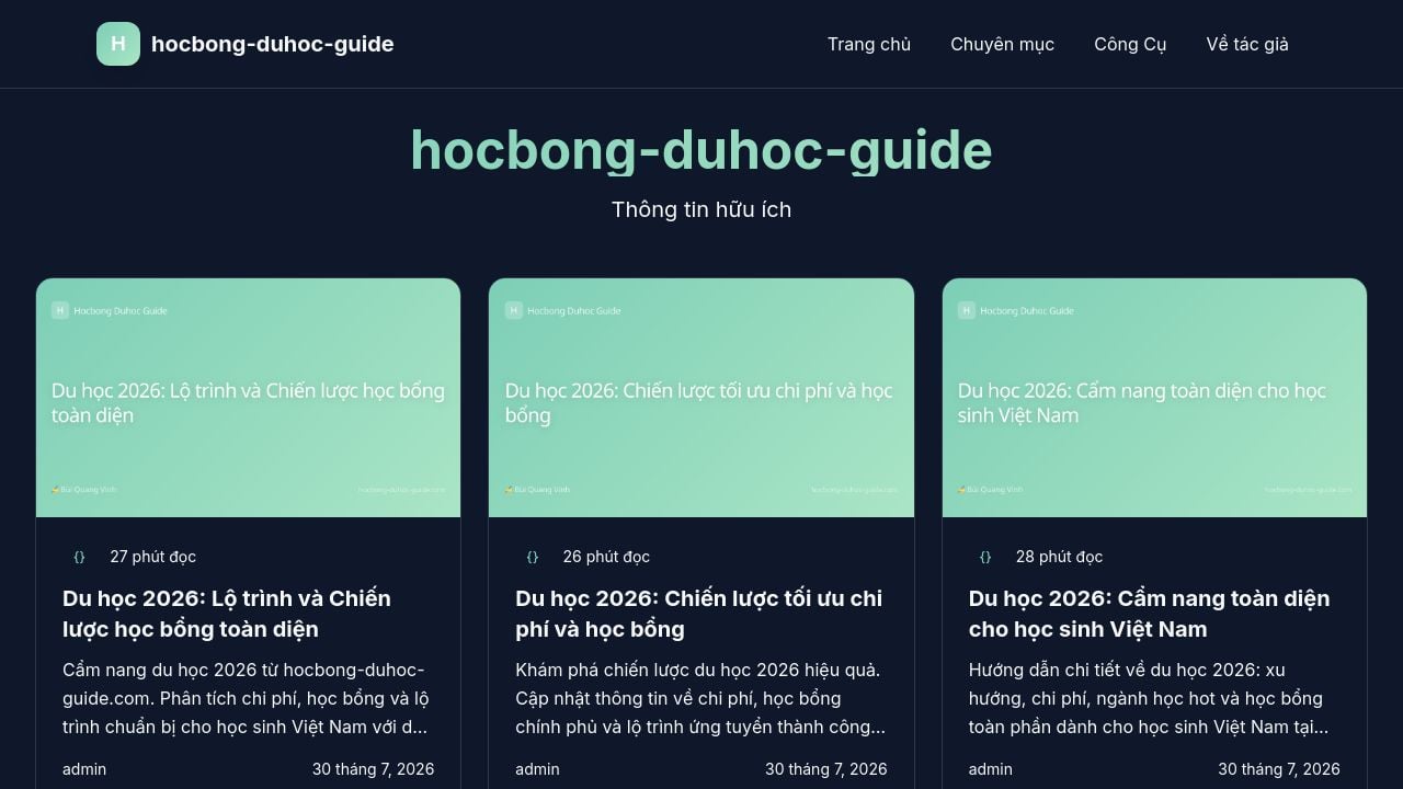 Screenshot of Hocbong-duhoc-guide.com
