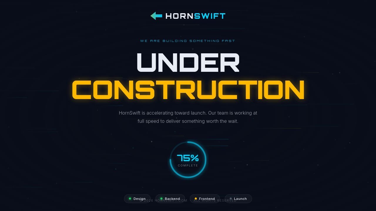 Screenshot of Hornswift.com