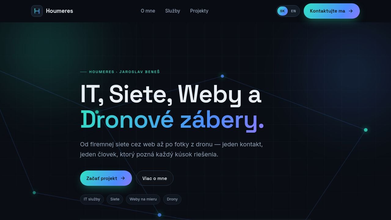 Screenshot of Houmeres.sk