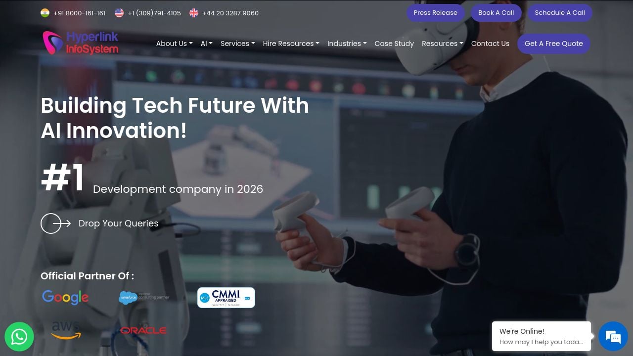 Screenshot of Hylinkinfosystech.com