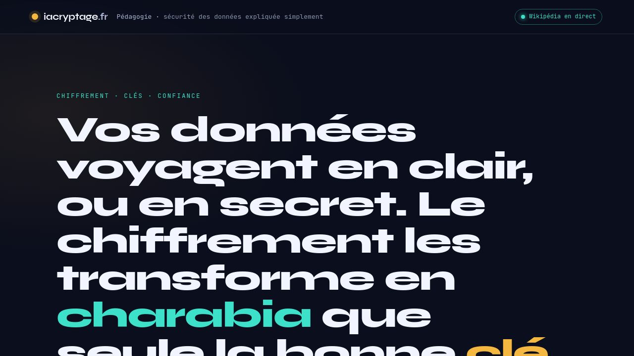 Screenshot of Iacryptage.com