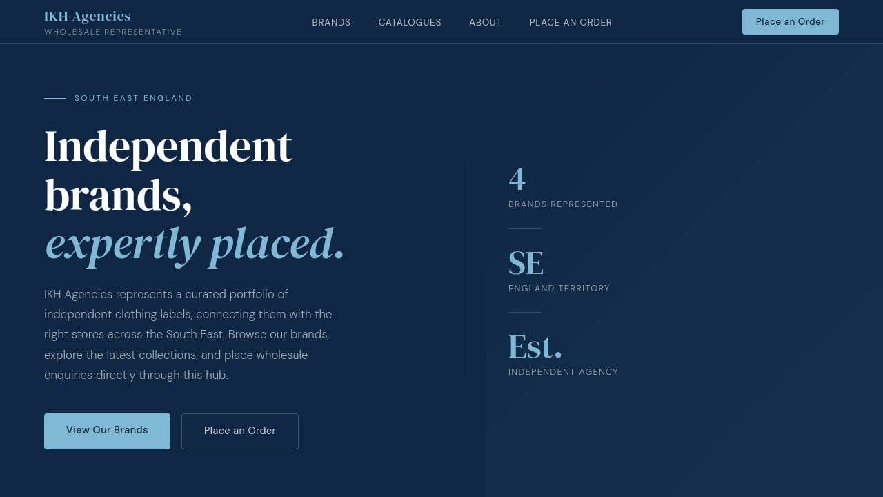 Screenshot of Ikhagencies.co.uk