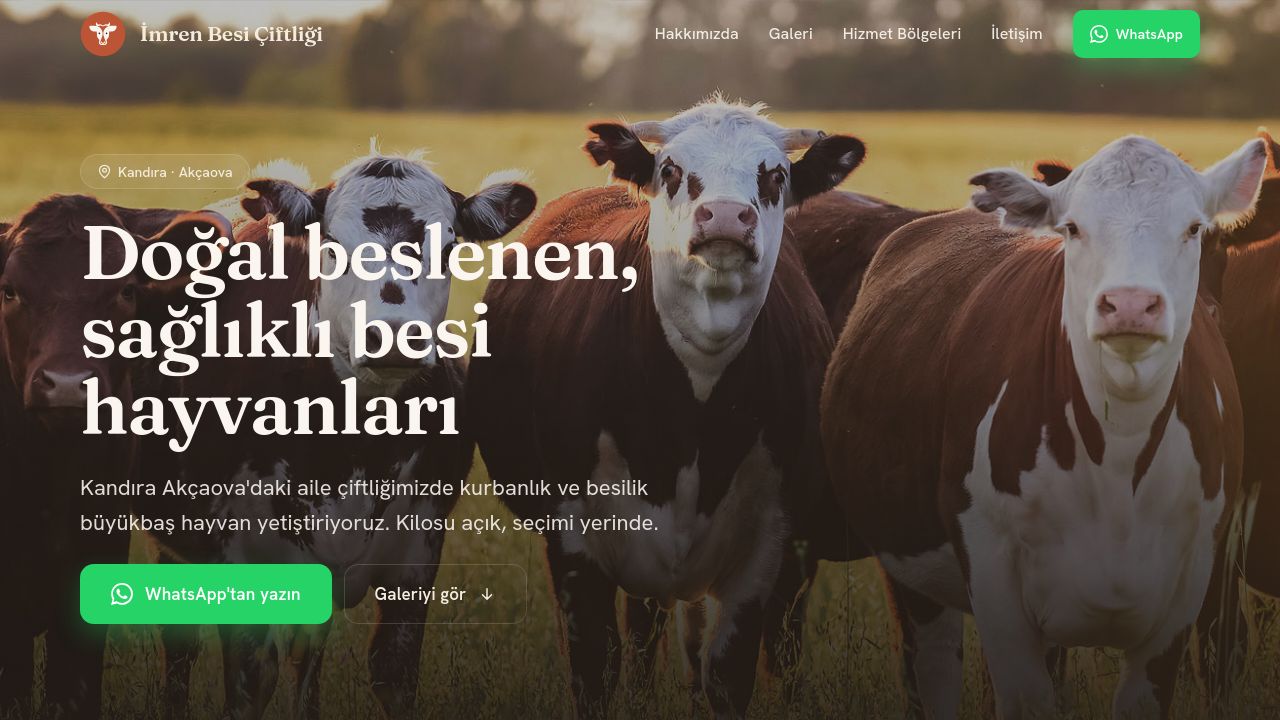 Screenshot of Imrenbesiciftligi.com