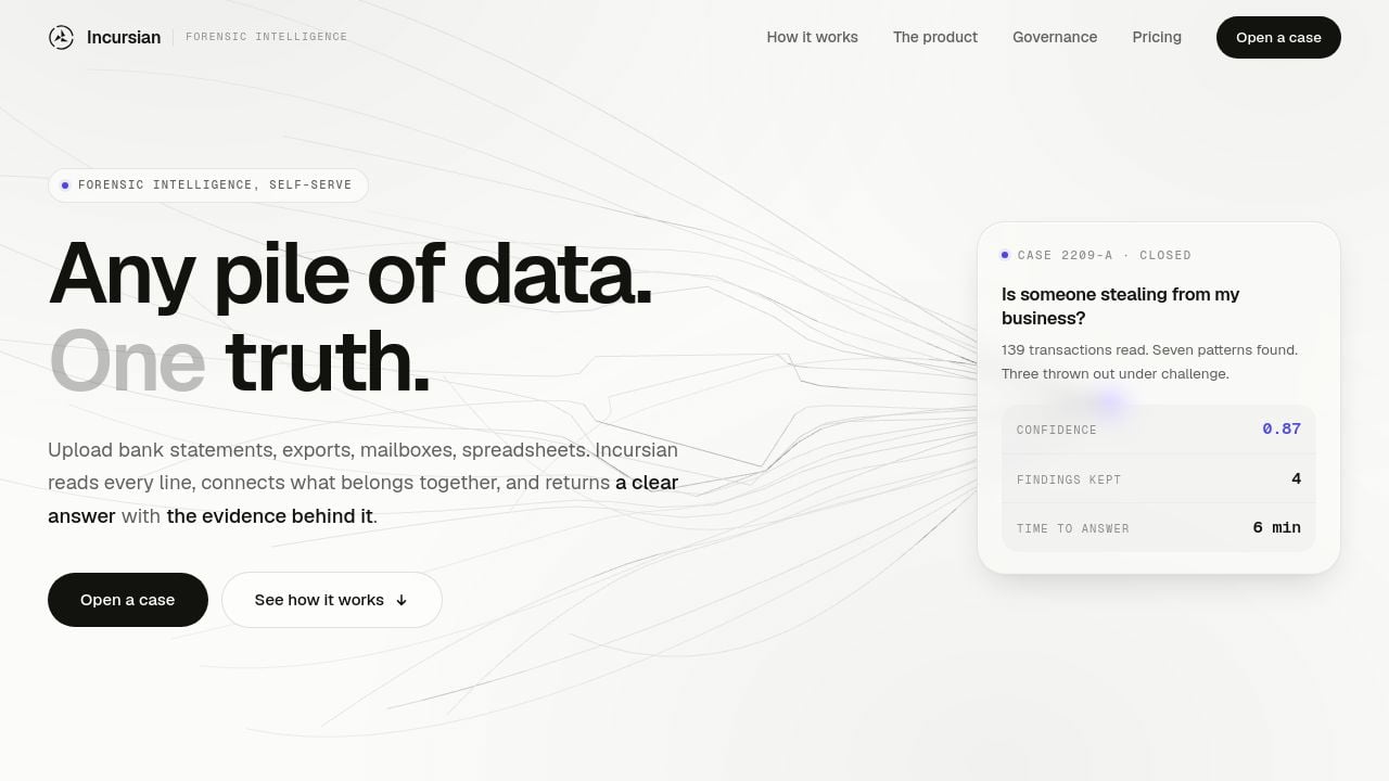 Screenshot of Incursian.com