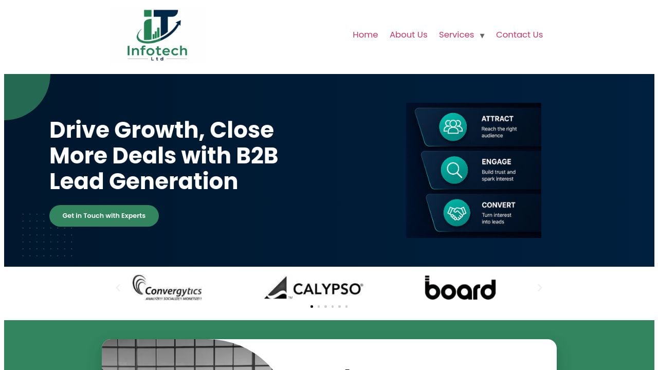 Screenshot of Infotechltd.com