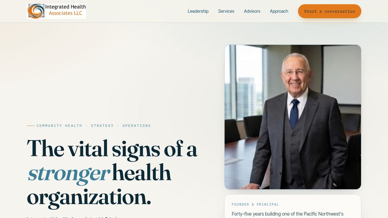 Screenshot of Integratedhealthllc.org