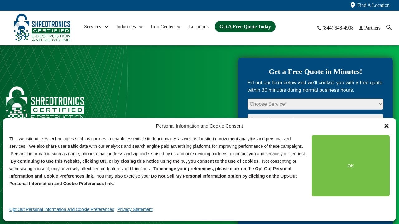 Screenshot of Itadnations.com