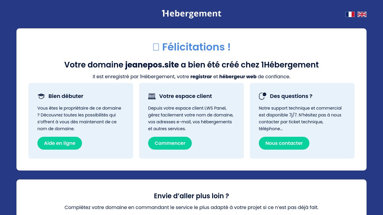 Screenshot of Jeanepos.site