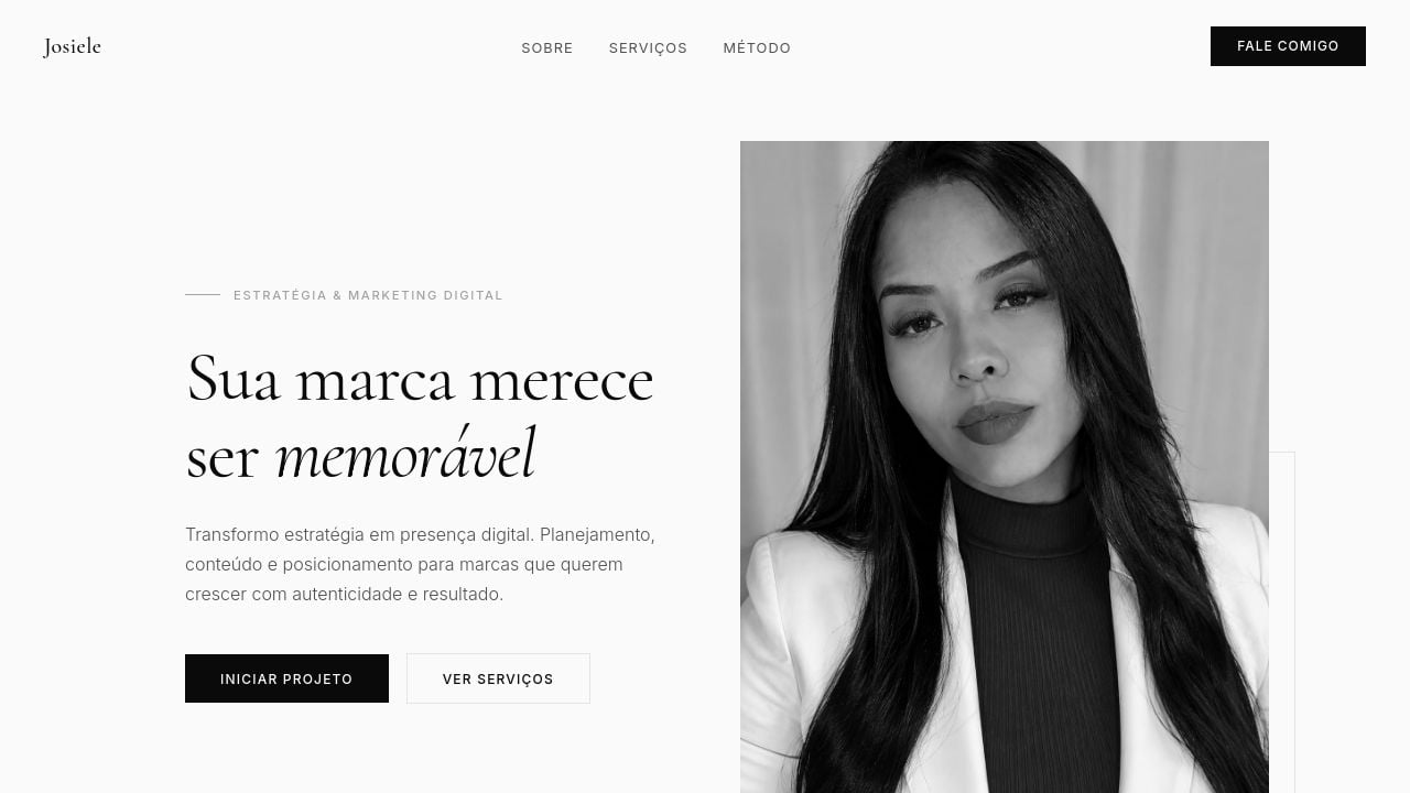 Screenshot of Josiele.com.br