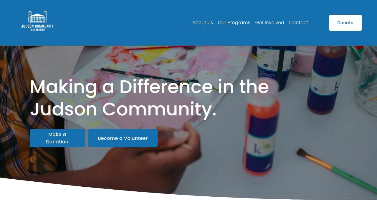 Screenshot of Judsoncommunitypartnership.com