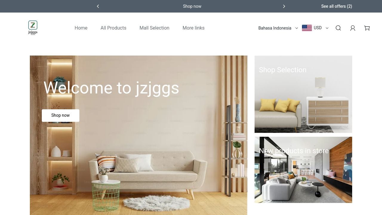 Screenshot of Jzjggs.com