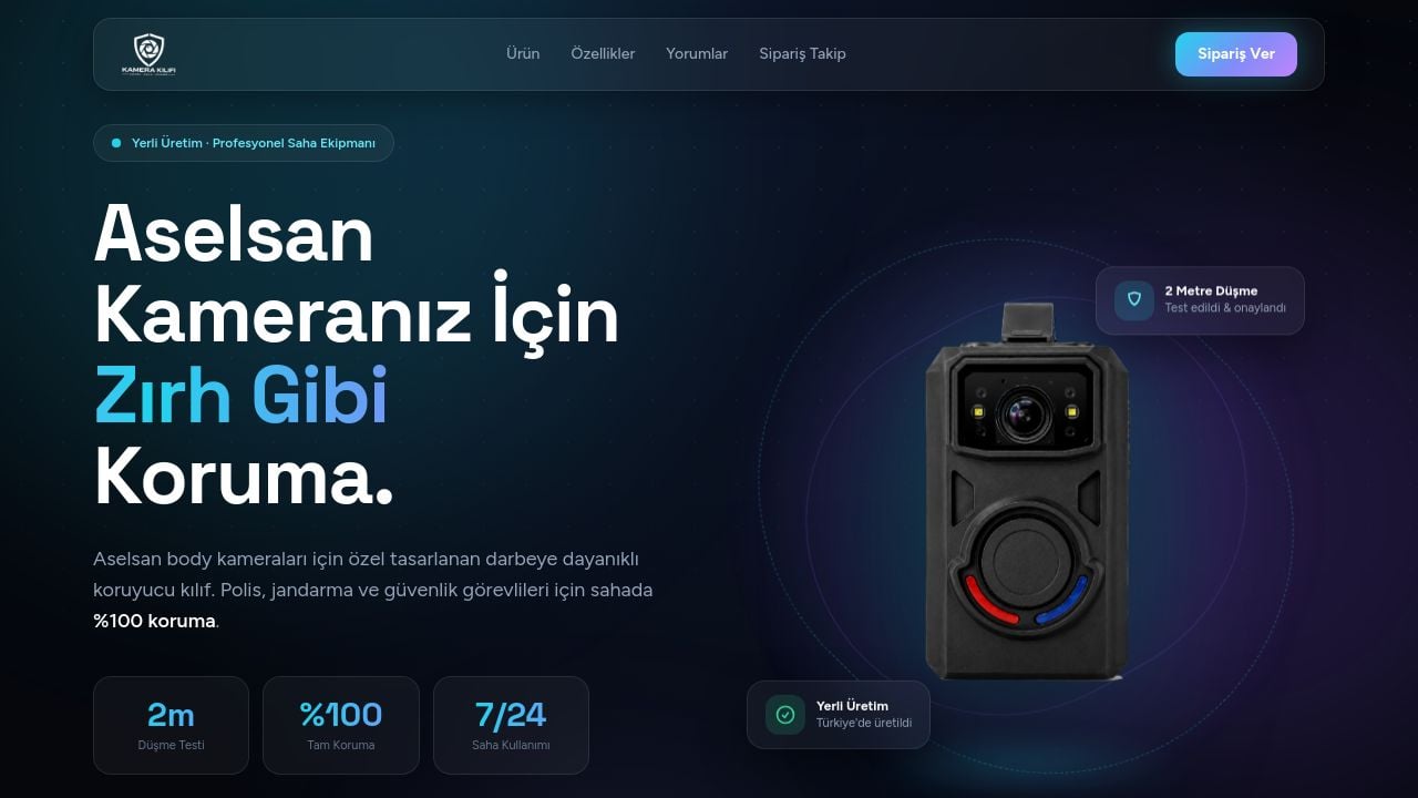 Screenshot of Kamerakoruyucu.com