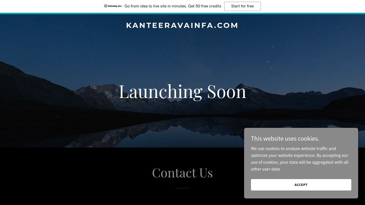 Screenshot of Kanteeravainfa.com